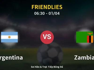 Kết Quả: Argentina 5-0 Zambia – Highlight & Bàn Thắng | Friendlies