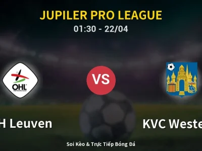Kết Quả: OH Leuven 0-2 KVC Westerlo – Highlight & Bàn Thắng | Jupiler Pro League