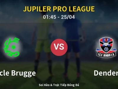 🔴 Trực Tiếp: Cercle Brugge 0-0 Dender – Link Xem Jupiler Pro League (Full HD)