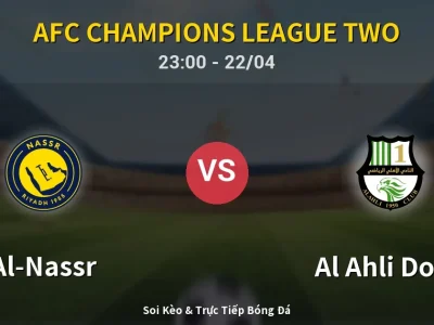 Soi Kèo Al-Nassr vs Al Ahli Doha – 23:00 22/04 | Nhận Định, Dự Đoán Tỷ Số