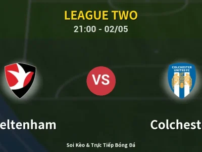 Soi Kèo Cheltenham vs Colchester – 21:00 02/05 | Nhận Định, Dự Đoán Tỷ Số