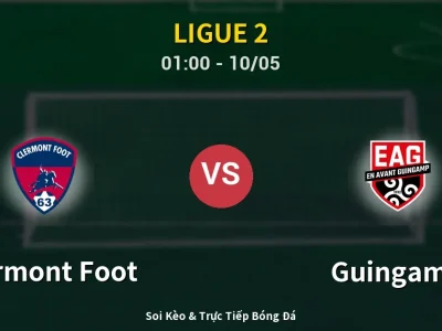 Kết Quả: Clermont Foot 1-0 Guingamp – Highlight & Bàn Thắng | Ligue 2