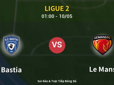 Soi Kèo Bastia vs Le Mans – 01:00 10/05 | Nhận Định, Dự Đoán Tỷ Số