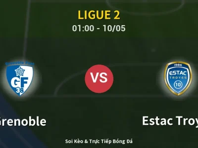 Kết Quả: Grenoble 1-0 Estac Troyes – Highlight & Bàn Thắng | Ligue 2