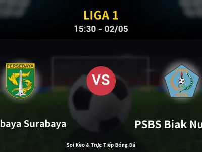Soi Kèo Persebaya Surabaya vs PSBS Biak Numfor – 15:30 02/05 | Nhận Định, Dự Đoán Tỷ Số