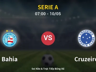🔴 Trực Tiếp: Bahia 0-0 Cruzeiro – Link Xem Serie A (Full HD)