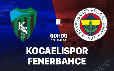 Dự Đoán Sốc: Kocaelispor Có Thể Cầm Hòa Fenerbahce? | VĐQG Thổ Nhĩ Kỳ 3/2 1