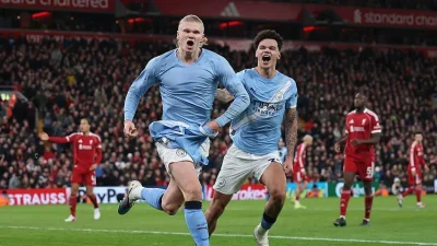Haaland 'thức giấc' hổ mang, cú đúp phá dớp đưa Man City đại thắng Liverpool 1